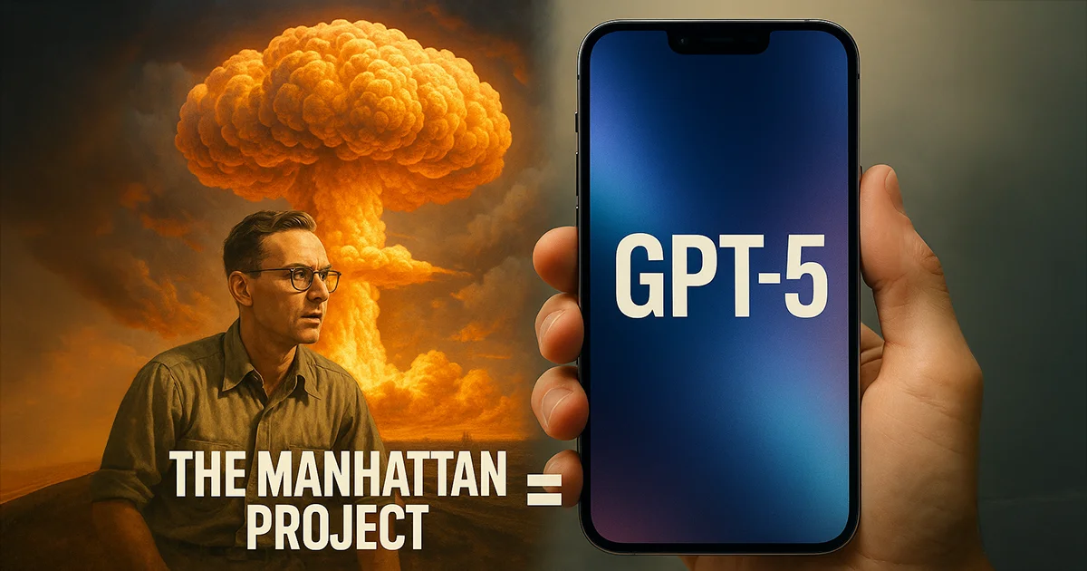 Manhattan Projekt wird mit GPT5 verglichen